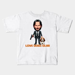 LOVE DOG (Gun) CLUB Kids T-Shirt